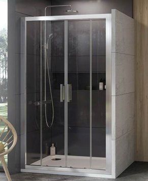 Душові двері Ravak 10&deg; 10DP4-150 (0ZKP0C00Z1) профіль полірований алюміній/прозоре скло 163866 фото