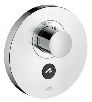 Смеситель для душа Axor ShowerSelect Round 36726000 скрытого монтажа с термостатом (хром) 129693 фото