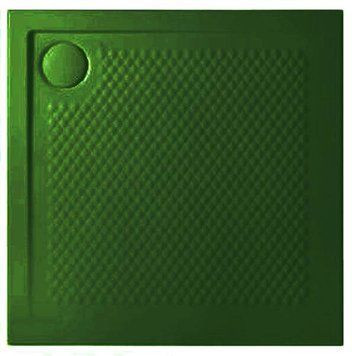 Душовий піддон ArtCeram Texture 90x90 (PDQ008 30;00) verde scuro matt 221796 фото
