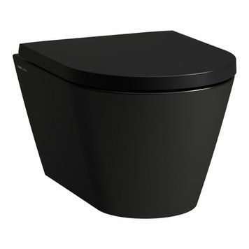 Унитаз подвесной Laufen Kartell By Rimless H8203330200001 черный глянцевый 355907 фото