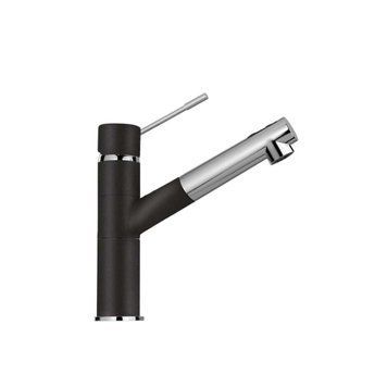 Змішувач для кухні Schock Aquaflex New 71012013 з душем Cristalite (13 nero) 544205 фото