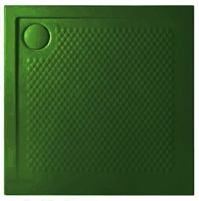 Душовий піддон ArtCeram Texture 90x90 (PDQ008 30;00) verde scuro matt 221796 фото