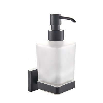 Дозатор для жидкого мыла Аква Родос Leonardo (ОР0002376) чёрный матовый 420706 фото