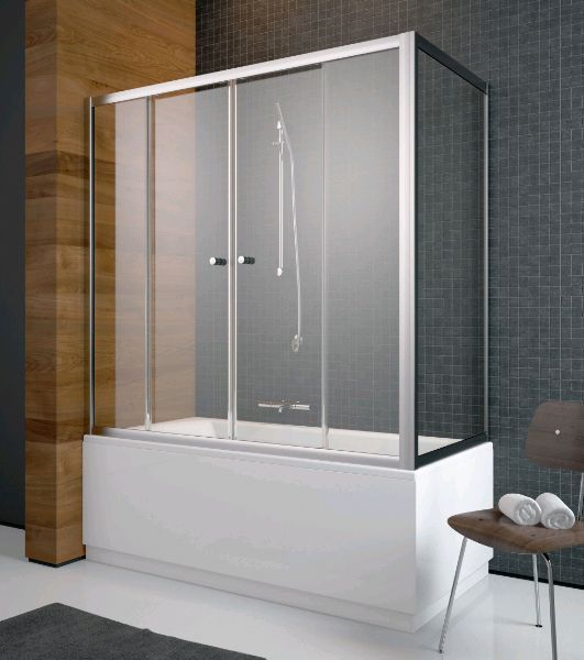 Бічна стінка для ванни Radaway Vesta S 65 (204065-01) профіль хром/скло прозоре 209504 фото