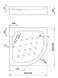 Душовий піддон Deante Standard 80x80 KTA 054B 390335 фото 3