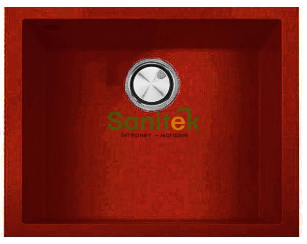 Гранітна мийка Telma Cube ON5610 ST Granite (49 ruby red) 147498 фото