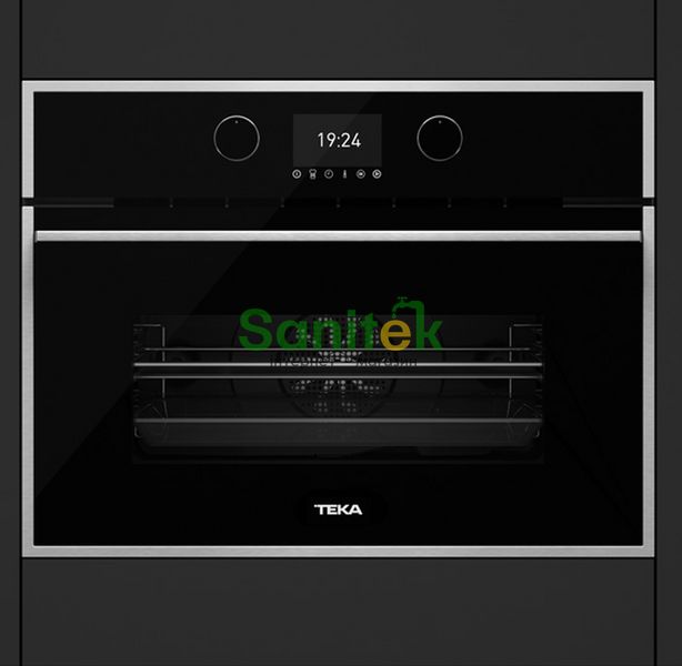 Духовой шкаф электрический Teka HLC 847 С (40587601) с микроволнами чёрный 383192 фото
