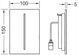 Змивна клавіша для пісуару Tece Filo-Velvet 9242086 електронна (сірий камінь) 693647 фото 2