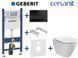 Комплект інсталяції Geberit Duofix 458.126.00.1+115.119.DW.1 з унітазом Cersanit City Oval Clean On з сидінням Soft Closing