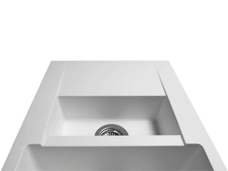Гранітна мийка Miraggio Lapas (0000025) white/біла 502513 фото