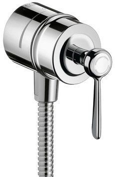 Подключение для душевого шланга Axor Montreux Fixfit 16883000 с запорным вентилем (хром) 135608 фото