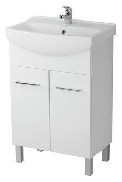 Тумба с умывальником Cersanit Olivia 55 Сет 513 с умывальником Cersania 55 (белая) 130457 фото