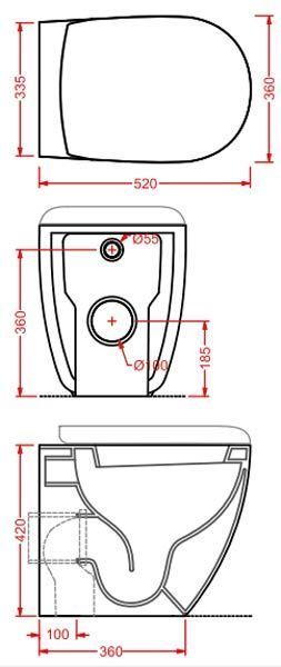 Унітаз підлоговий ArtCeram File 2.0 Rimless FLV005 12;00 (жовтий цинк) 155935 фото