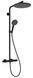 Душевая система Hansgrohe Raindance Alive S Puro 300 1jet EcoSmart Ecostat Element 24593670 с термостатом (черный матовый) 987199 фото 1