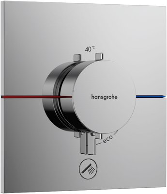 Смеситель для душа Hansgrohe ShowerSelect Comfort E 15575000 скрытого монтажа с термостатом (хром) 694220 фото