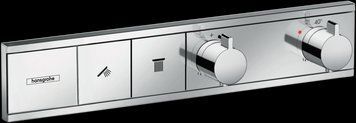 Змішувач для ванни та душу Hansgrohe RainSelect 15380000 прихованого монтажу з термостатом (хром) 305038 фото