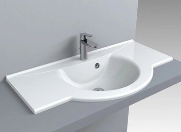 Умывальник Fancy Marble Anna 900x470 мм (1509103) белый матовый 369890 фото