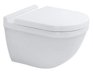 Унитаз подвесной Duravit Starck 3 Rimless 2527090000 с сиденьем Soft Close 132554 фото
