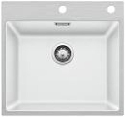 Кухонная мойка Blanco Subline 500-IF/A SteelFrame (524112) белый/нержавеющая сталь 129286 фото