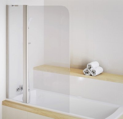 Шторка для ванны Excellent 100 см KAAC.1609.1000.LP профиль хром/стекло прозрачное 269699 фото