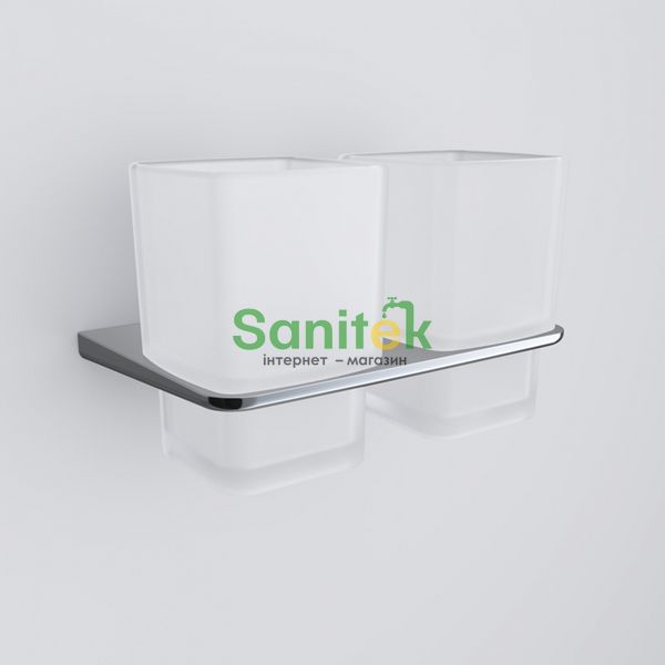 Стакан для ванної кімнати Am.Pm Inspire 2.0 A50A343400 подвійний (хром) 342408 фото