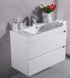 Тумба з умивальником Fancy Marble (Буль-Буль) Borneo 800 Lisa (біла) 1007459 фото 1