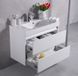 Тумба з умивальником Fancy Marble (Буль-Буль) Borneo 800 Lisa (біла) 1007459 фото 2