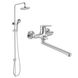 Змішувач для ванни Imprese Praha SET20220124 з душовою системою (хром) 541771 фото 1
