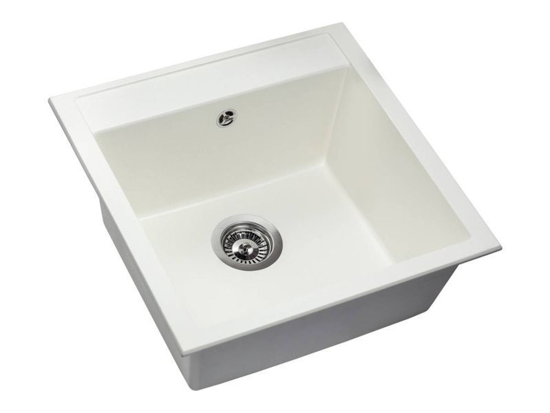 Гранітна мийка Miraggio Bodrum 510 (0000006) white/біла 502522 фото