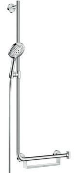 Душевой набор Hansgrohe Raindance Select S 120 Unica Comfort EcoSmart L 26325400 (хром/белый) 135603 фото