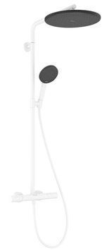 Душевая система Hansgrohe Raindance Alive S Puro 300 1jet EcoSmart Ecostat Element 24593700 с термостатом (белый матовый) 987200 фото
