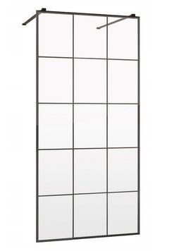 Душевая кабина Radaway Modo New Black I Factory 120 Walk-In (388124-54-57) чёрный профиль/стекло прозрачное 271941 фото