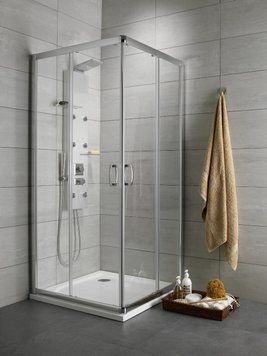 Душевая кабина Radaway Premium Plus C 90x90 (30453-01-08N) профиль хром/стекло коричневое 203401 фото
