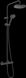 Душова система Hansgrohe Vernis Blend Showerpipe 200 1jet 26276670 з термостатом (чорний матовий) 436029 фото 1