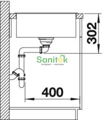 Гранітна мийка Blanco Axia III XL 6S (523510) антрацит (дошка скло) 145044 фото