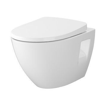 Підвісний унітаз Cersanit Moduo Plus Clean On (B905) з сидінням Soft Close Slim Wrap (дюропласт) 951981 фото