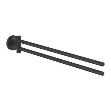 Ріжки для рушників Grohe Essentials 1024672430 (чорний матовий) 872616 фото
