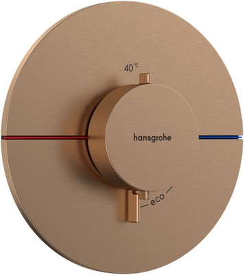 Центральный термостат для душа Hansgrohe ShowerSelect Comfort S 15559140 скрытого монтажа (бронза) 694191 фото