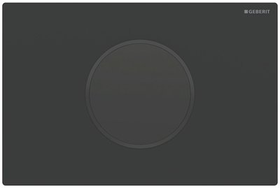 Смывная клавиша Geberit Sigma 10 (115.908.16.6) электронная батарея 3 В (чёрный матовый/чёрный) 683929 фото