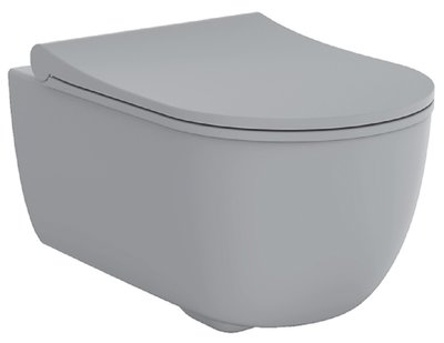 Унитаз подвесной Devit Art 2.0 3020140G Clean Pro с сиденьем soft close (серый матовый) 494712 фото