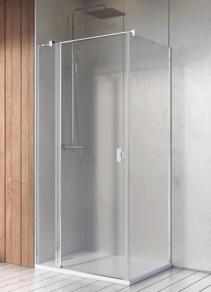Душевая кабина Radaway Nes KDJ II 80x70 L (10032080-01-01L+10039070-01-01) профиль хром/стекло прозрачное 281541 фото