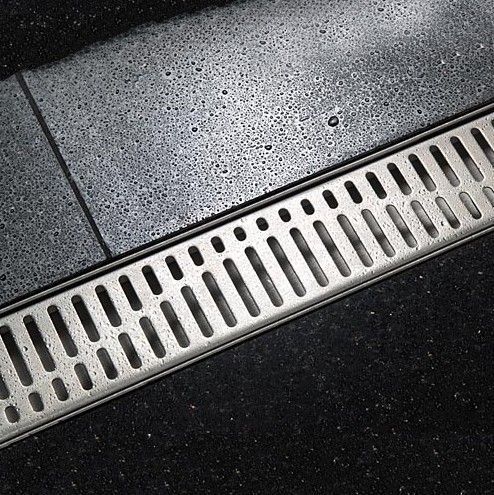 Решітка для трапу Aco ShowerDrain C-line 408558 Хвиля (785 мм) 237195 фото