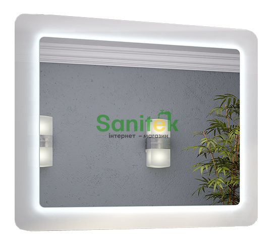 Дзеркало для ванної кімнати Sanwerk Ultra Cosmo White 88x83см (ZU0000140) 138025 фото