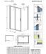 Боковая стенка Radaway Alienta Black S1 90 (10270090-54-01) чёрный профиль/стекло прозрачное 909890 фото 4
