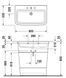 Умывальник Duravit Esplanade 85x53 см 2622850030 157122 фото 2