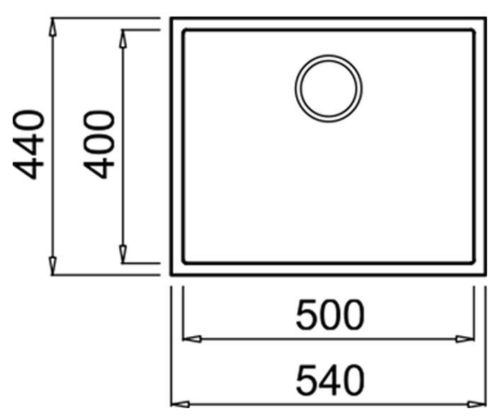 Гранітна мийка Teka Square 50.40 TG (115230021) сірий 418754 фото