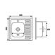 Кухонна мийка Imperial 6060-L (0,6мм) Satin накладна ліва 237896 фото 2
