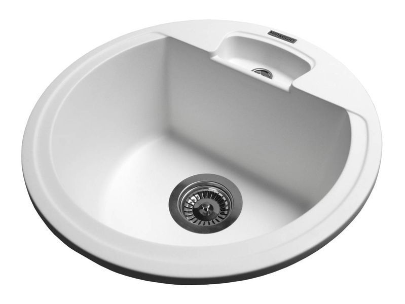 Гранітна мийка Miraggio Valencia (0000057) white/біла 502416 фото