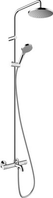 Душова система Hansgrohe Vernis Blend Showerpipe 200 1jet 26274000 з термостатом (хром) 436030 фото