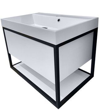 Тумба під умивальник Fancy Marble (Буль-Буль) Mar 700 Signe (біла) 543873 фото
